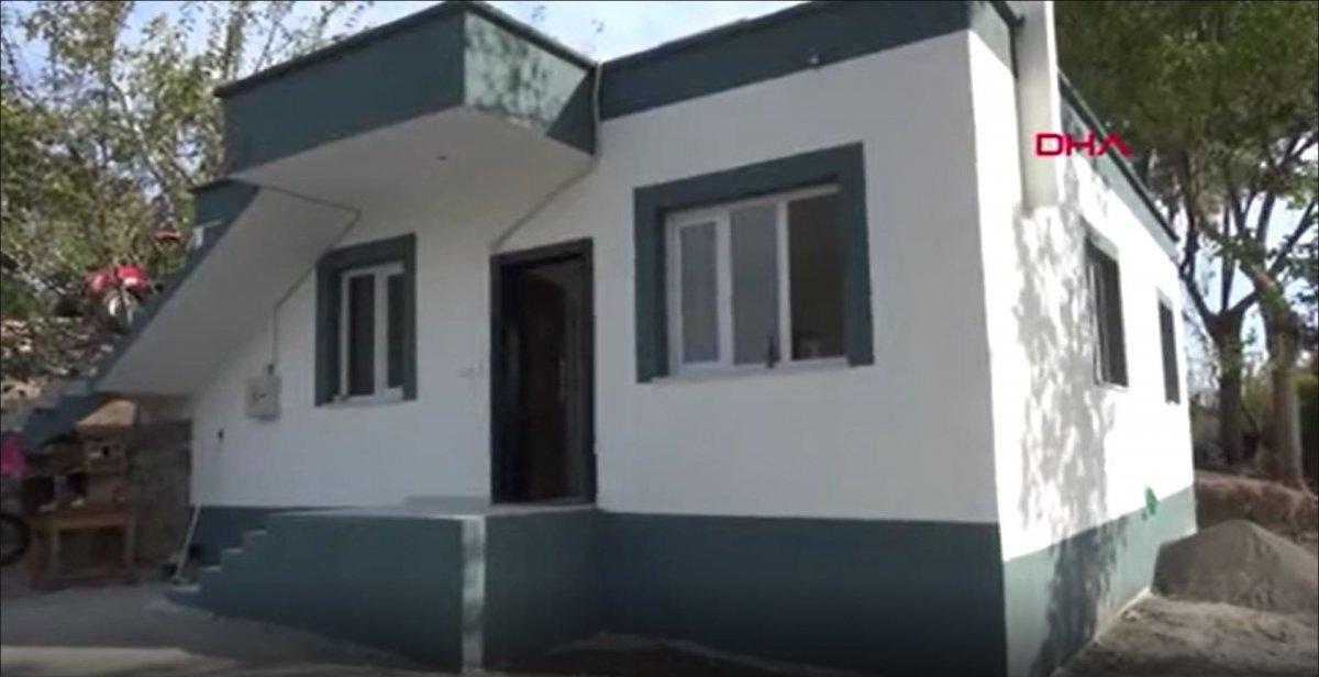 Osmaniye’de, orman yangınlarında zarar gören evler yenilendi