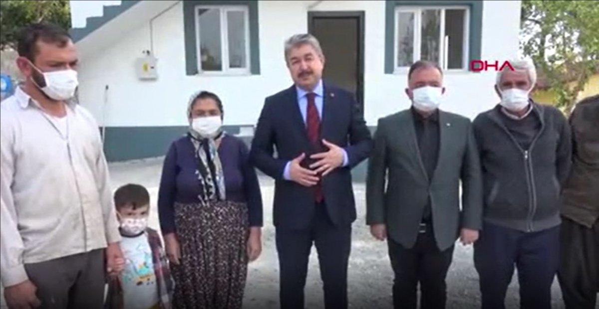 Osmaniye’de, orman yangınlarında zarar gören evler yenilendi