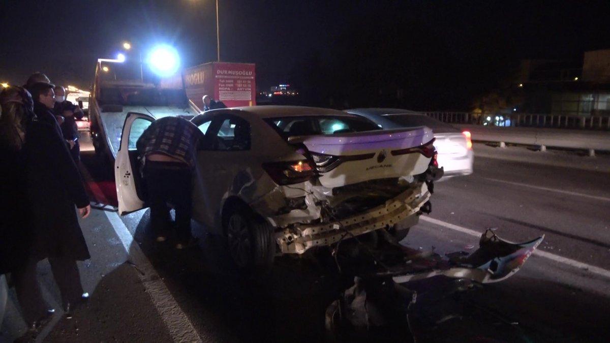 Samsun’da 14 araç birbirine girdi