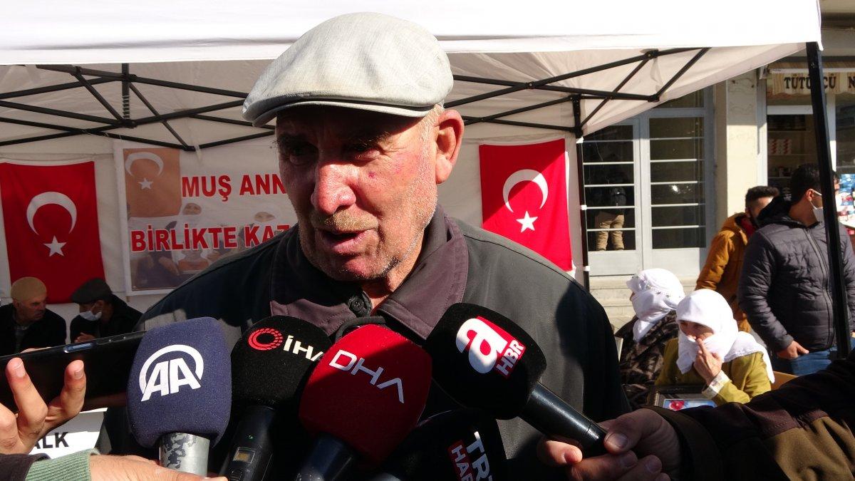 Muş’ta, evlat nöbetinde aile sayısı 20’ye yükseldi