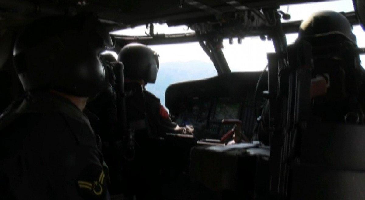 Tunceli’de teröristlerin kullandığı 8 sığınak ve mağara imha edildi