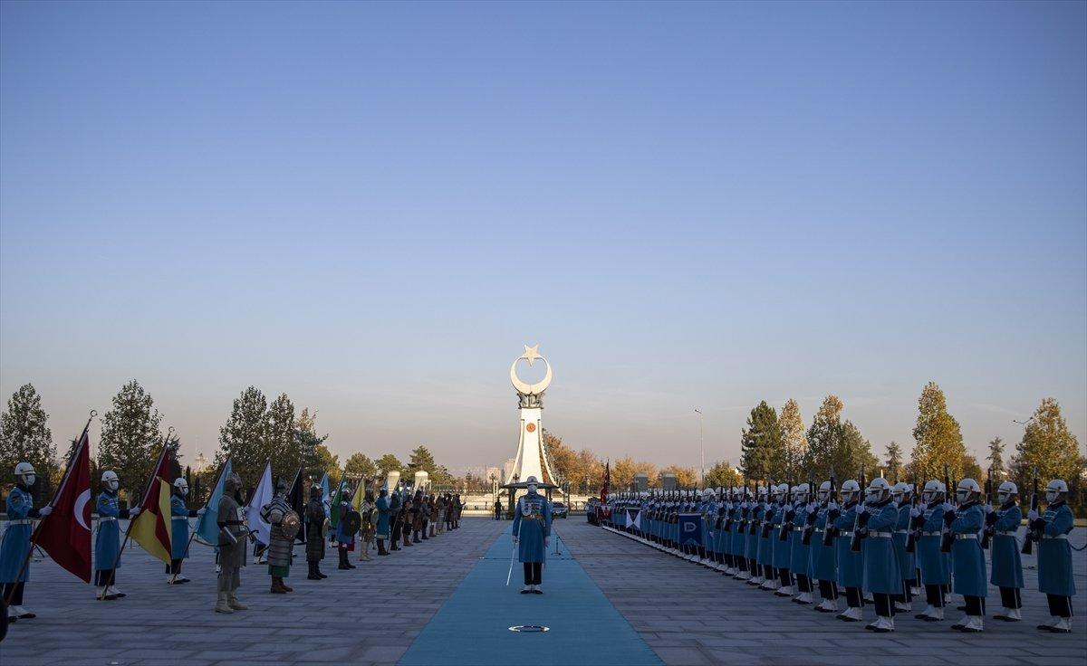 Cumhurbaşkanı Erdoğan, Pedro Sanchez'i resmi törenle karşıladı