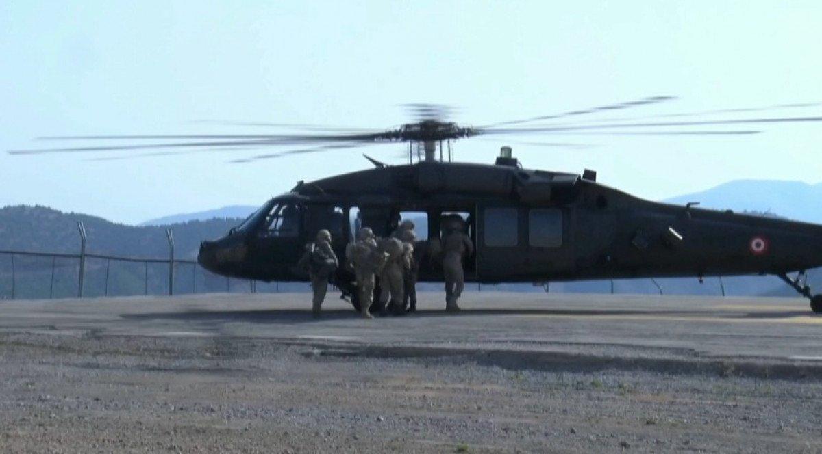 Tunceli’de teröristlerin kullandığı 8 sığınak ve mağara imha edildi