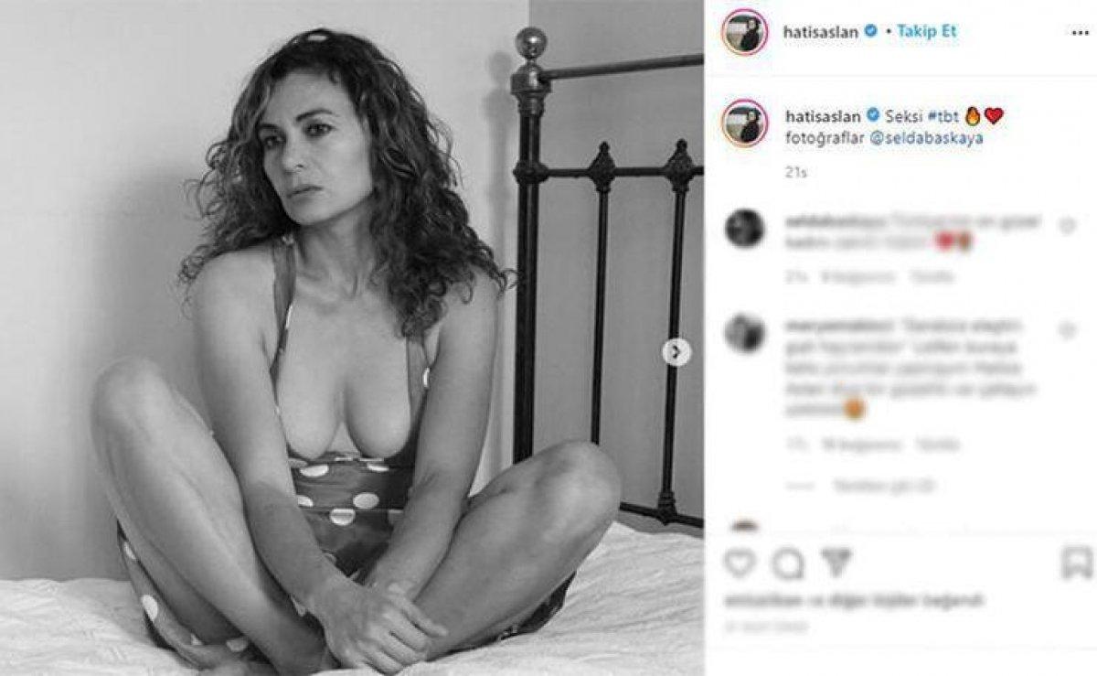 Hatice Aslan, bikinili fotoğrafları hakkında konuştu