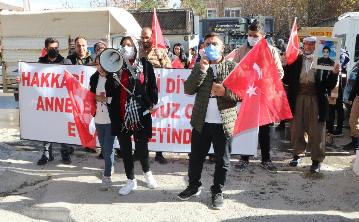 Hakkari’deki evlat nöbeti, 21’inci haftasına girdi