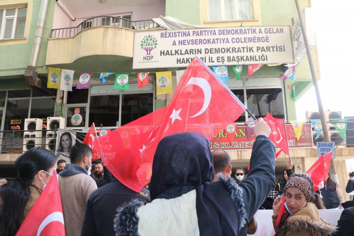 Hakkari’deki evlat nöbeti, 21’inci haftasına girdi