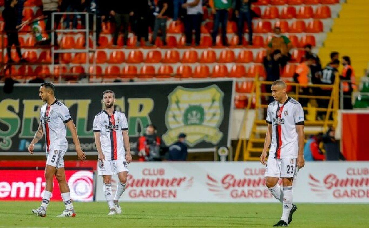 Beşiktaş, Alanyaspor'a mağlup oldu