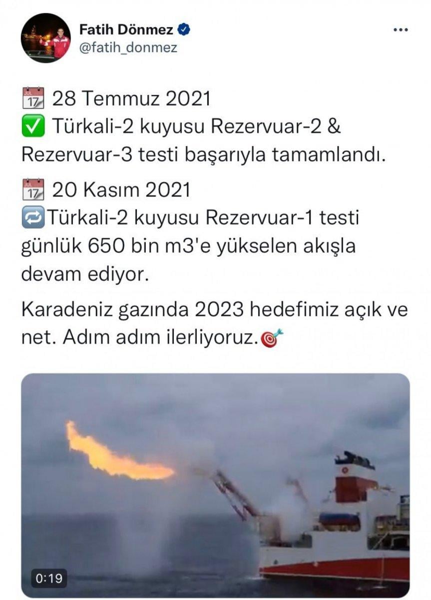 Fatih Dönmez: Karadeniz gazında adım adım ilerliyoruz