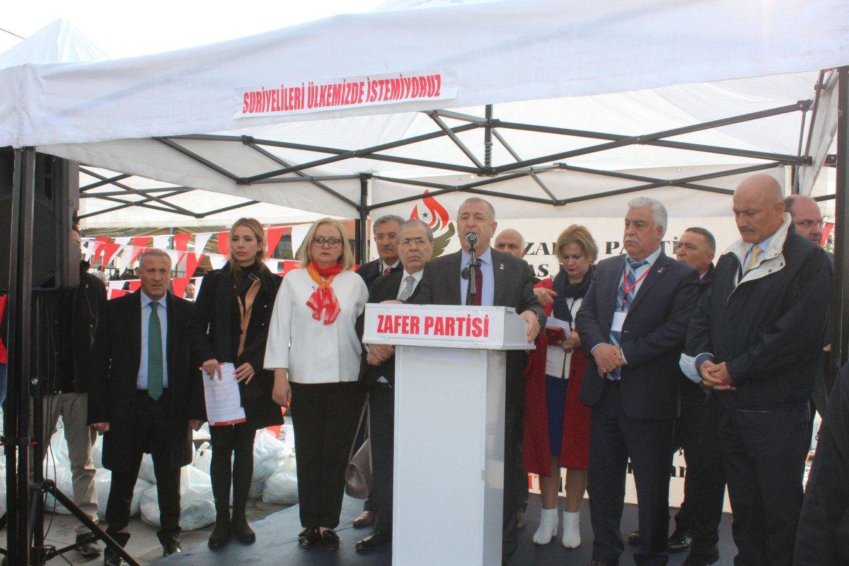 Ümit Özdağ: 10 milyon imzayı, TBMM'ye teslim edeceğiz