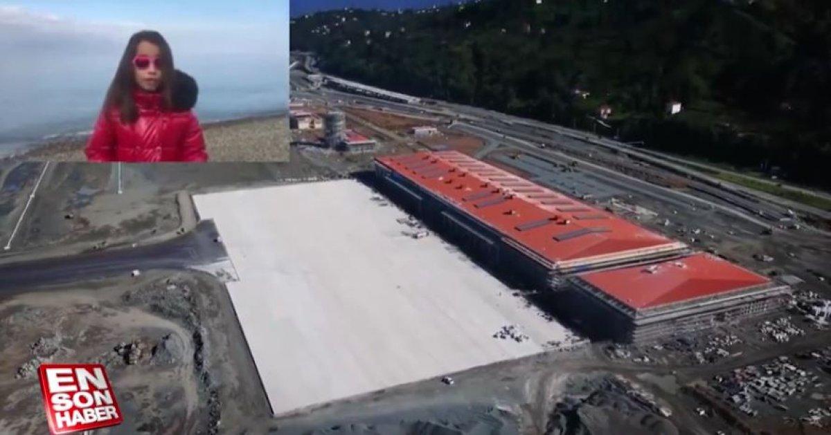 Rize-Artvin Havalimanı'nda devam eden çalışmalarda sona yaklaşıldı