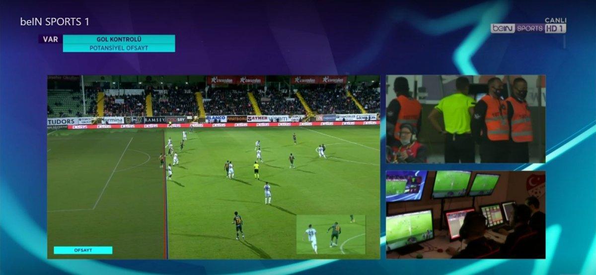 Alanyaspor'un golü VAR'dan döndü