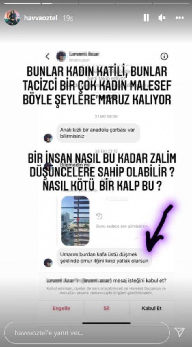 Aleyna Tilki'nin annesi, takipçisinin attığı mesajı paylaştı