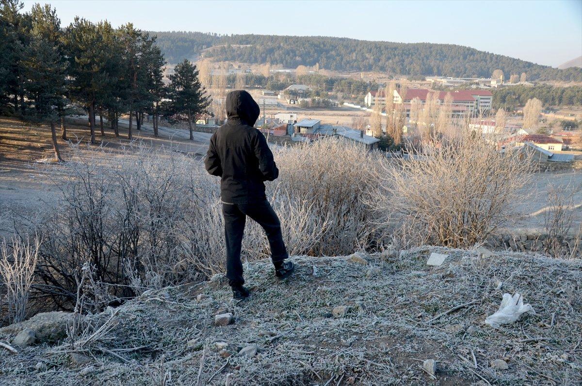 Kars'ta soğuk hava etkili oldu