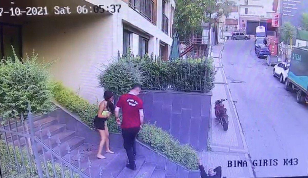 Beyoğlu'nda çanta çalan hırsız gasbedildi