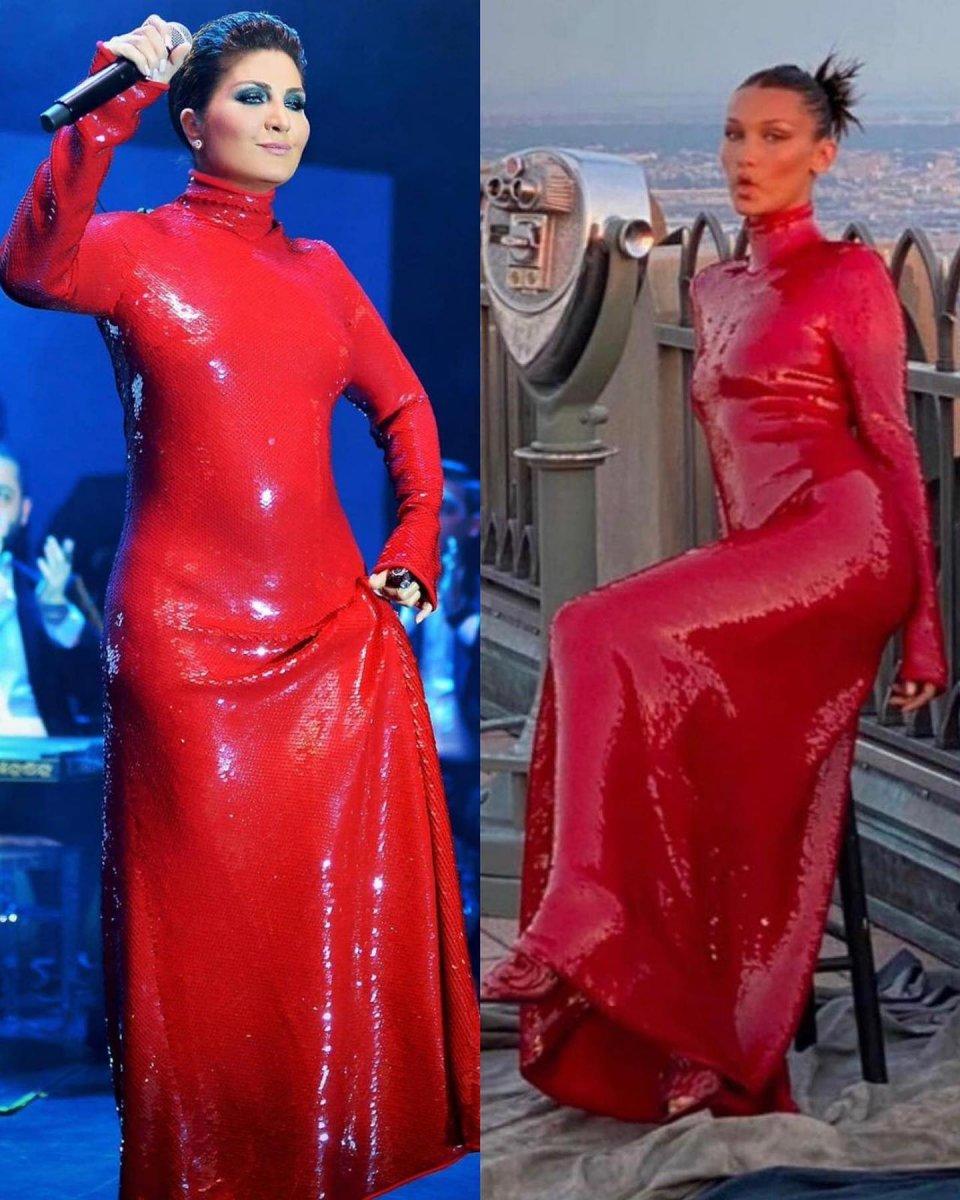 Sibel Can'ın kırmızı deri elbisesi beğenilmedi