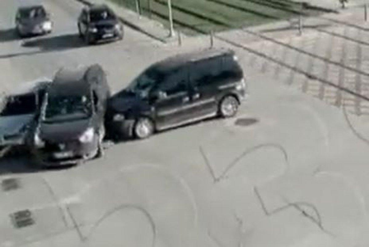 Gaziantep'te 1 haftada yaşanan 15 trafik kazası kamerada