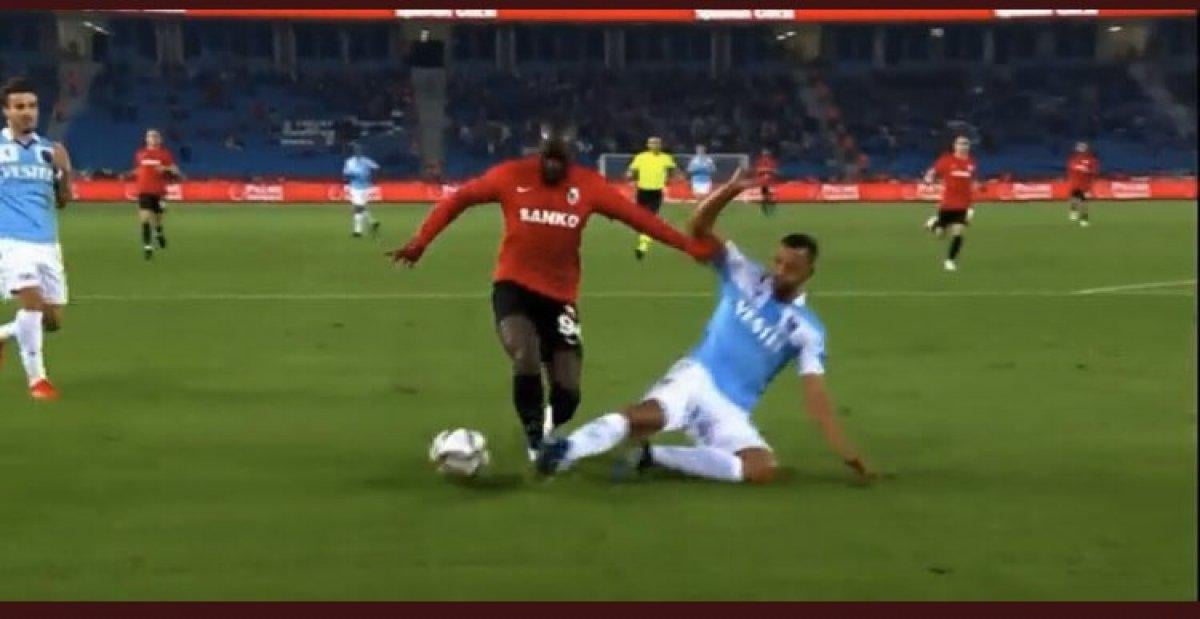 Trabzonspor - Gaziantep FK maçındaki tartışmalı anlar
