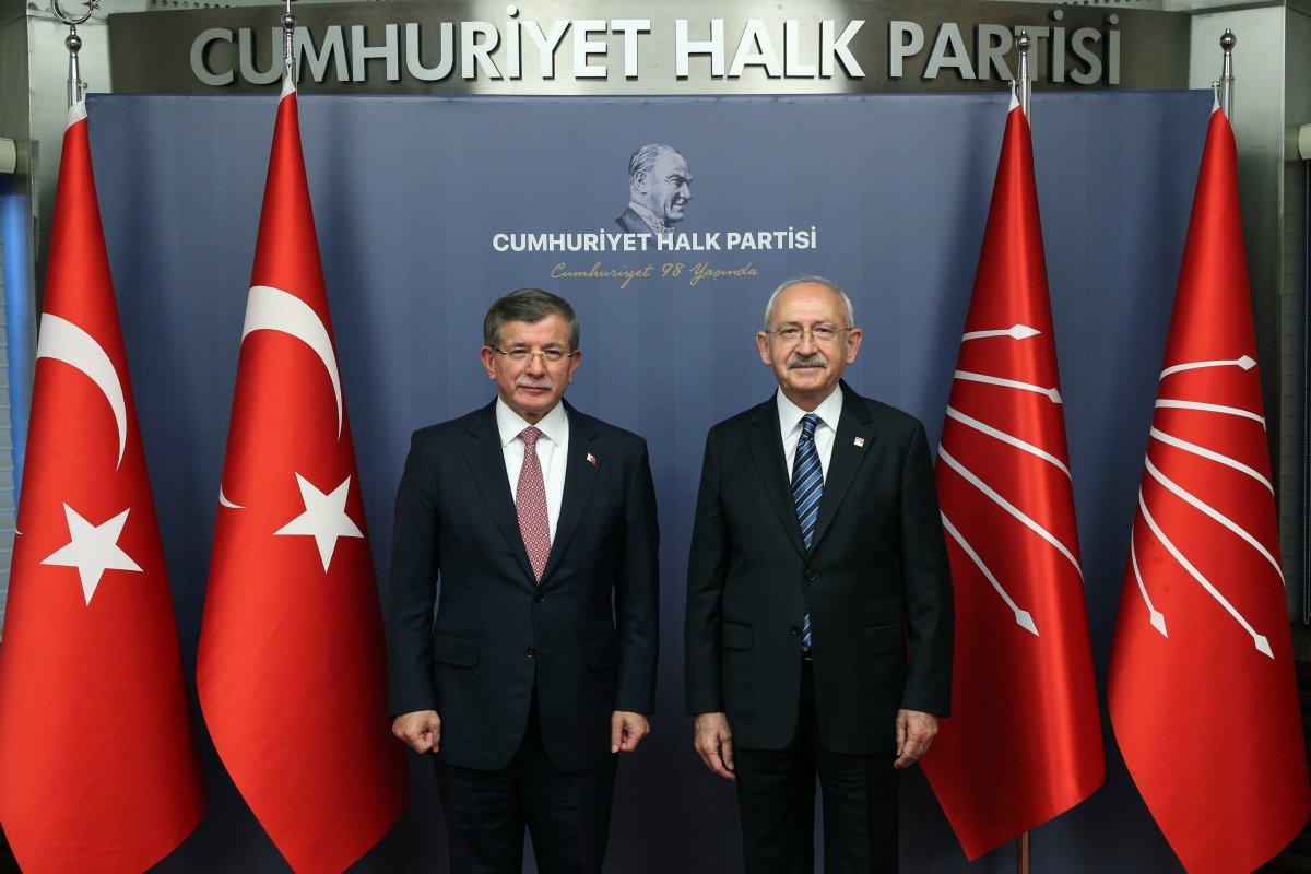 Ahmet Davutoğlu ile Kemal Kılıçdaroğlu'ndan erken seçim çağrısı