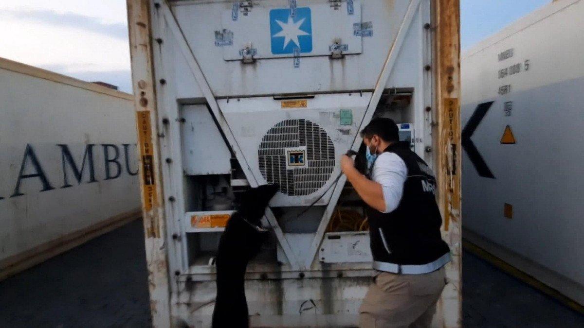 Mersin'de muz yüklü konteynerde 6 kilo 750 gram kokain yakalandı