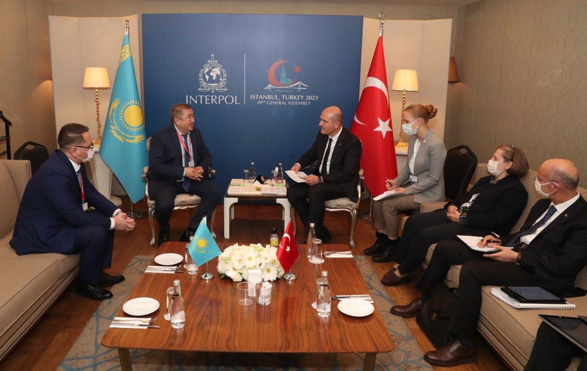 Süleyman Soylu Güney Afrika ve Kazakistanlı mevkidaşları ile görüştü