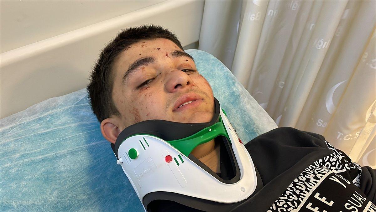 Edirne'de düzensiz göçmenleri taşıyan minibüs devrildi