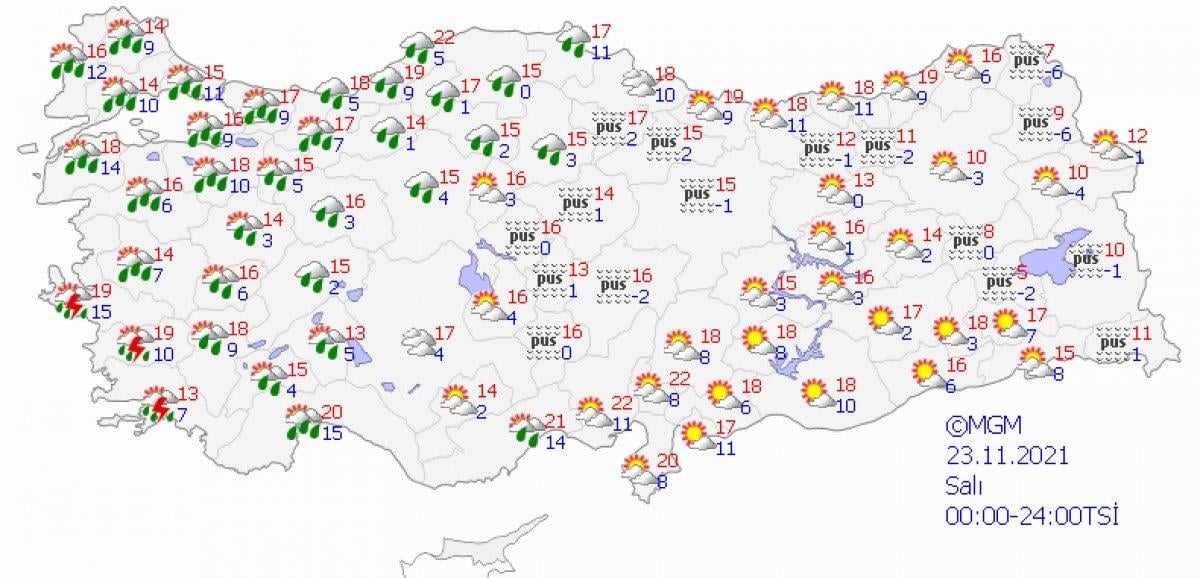 Meteoroloji, ülke genelinde yağışlı hava açıklaması yaptı