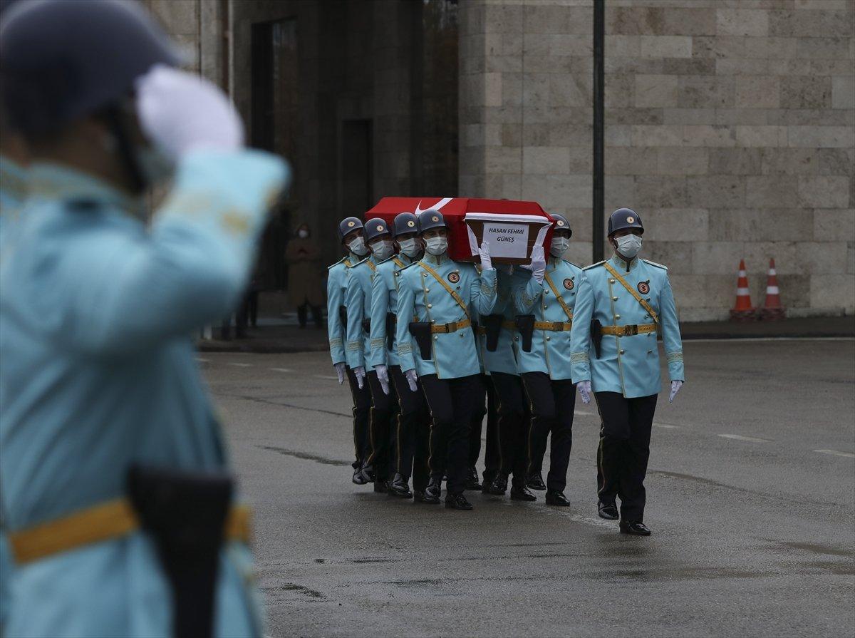 Hasan Fehmi Güneş için TBMM'de tören düzenlendi