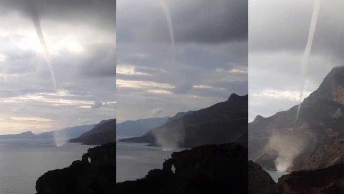 Mersin'de hortum çıktı