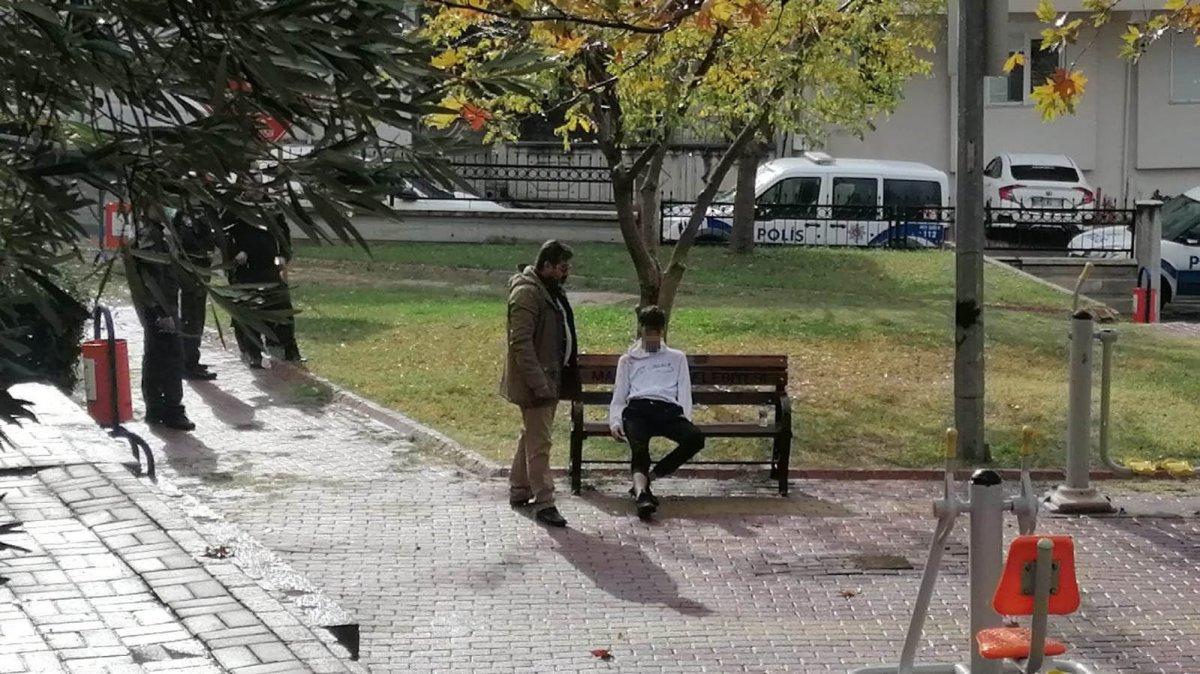 Antalya'da çakmak gazı kullanan genç, güçlükle sakinleştirildi