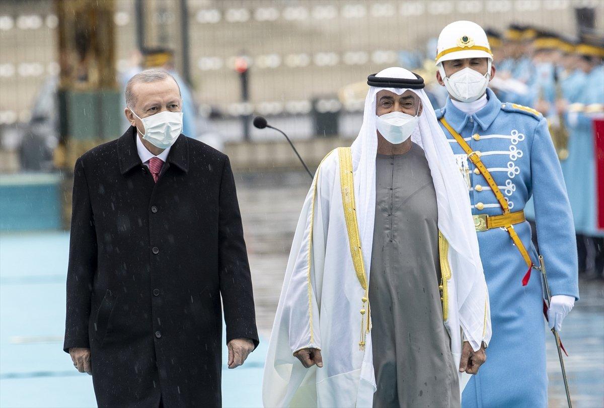 Abu Dabi Veliaht Prensi Şeyh Muhammed bin Zayed Ankara'da