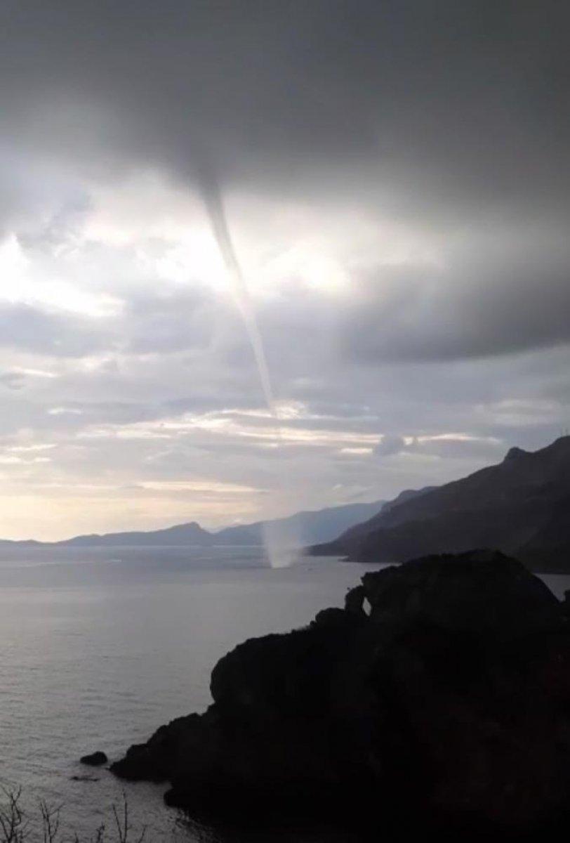 Mersin'de hortum çıktı