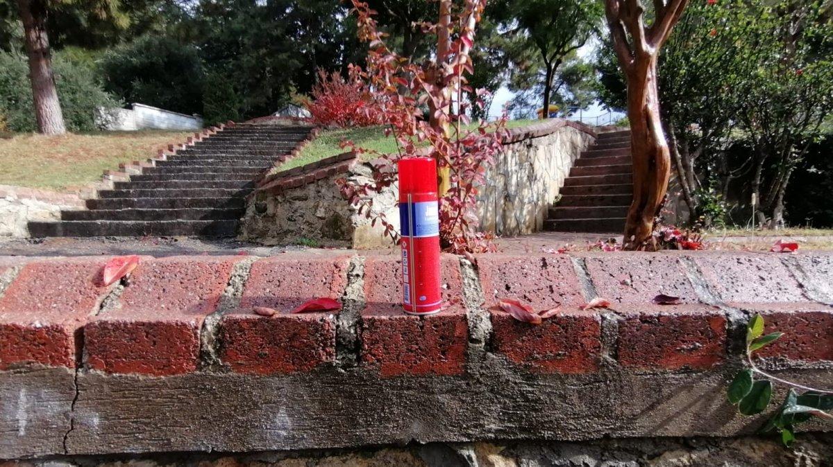 Antalya'da çakmak gazı kullanan genç, güçlükle sakinleştirildi