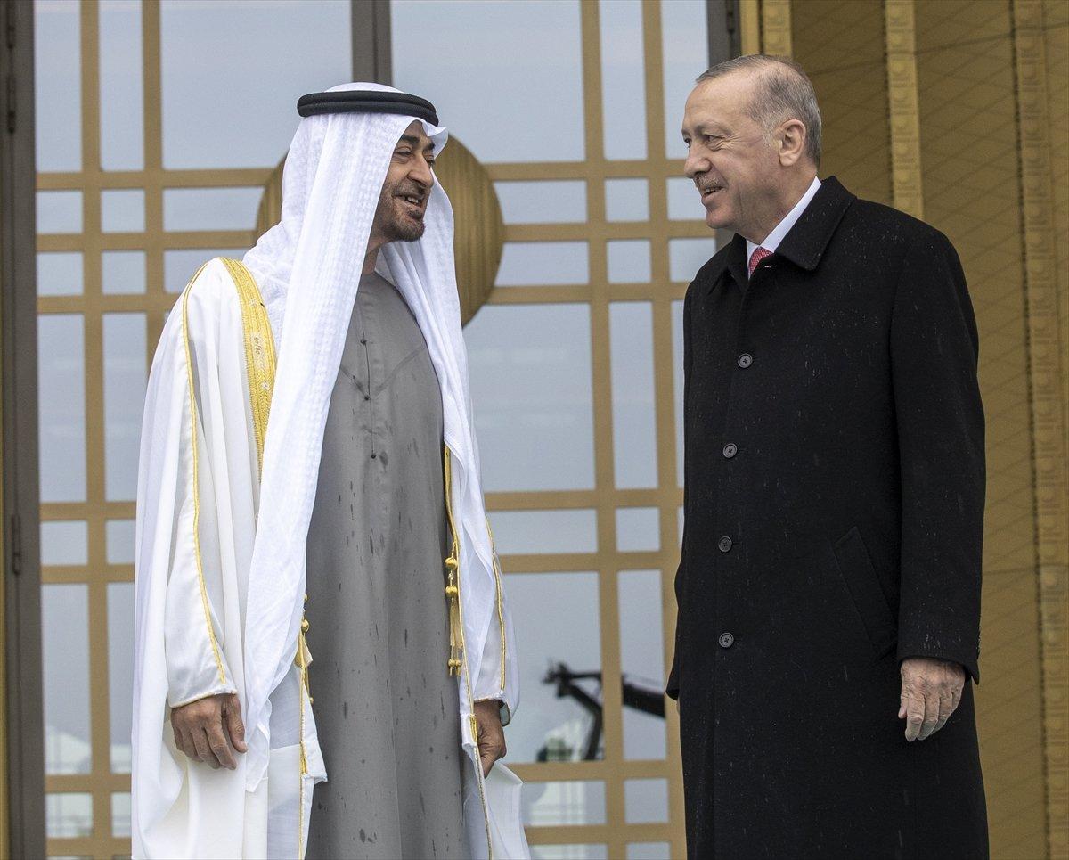 Abu Dabi Veliaht Prensi Şeyh Muhammed bin Zayed Ankara'da