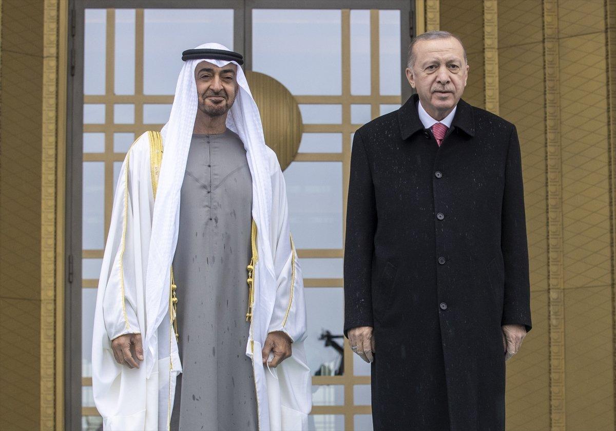 Abu Dabi Veliaht Prensi Şeyh Muhammed bin Zayed Ankara'da