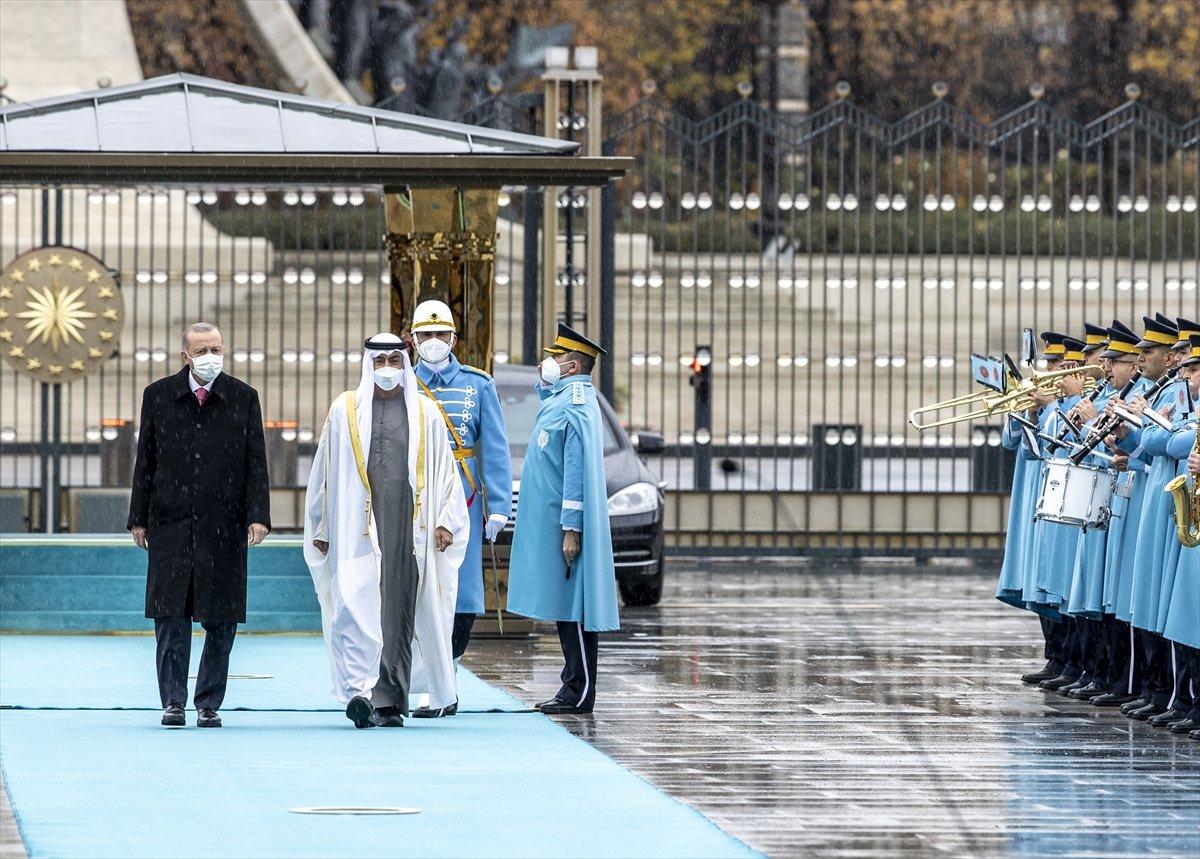 Abu Dabi Veliaht Prensi Şeyh Muhammed bin Zayed Ankara'da