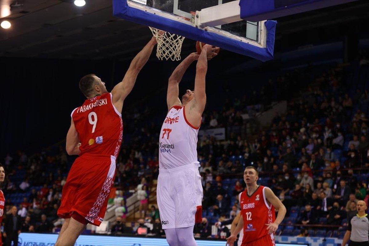 A Erkek Basketbol Milli Takımımız Belarus'a 84-70 yenildi