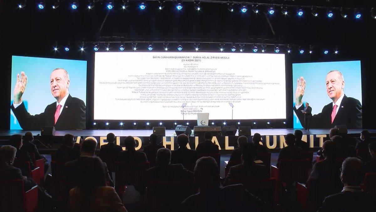 Cumhurbaşkanı Erdoğan helal fuarı ve zirvesine mesaj gönderdi