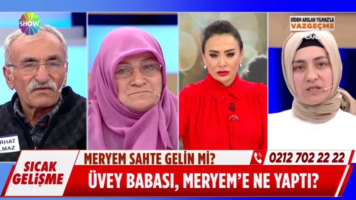 Üvey babasının tecavüz ettiğini söyleyen Meryem, ailesiyle yüzleşti