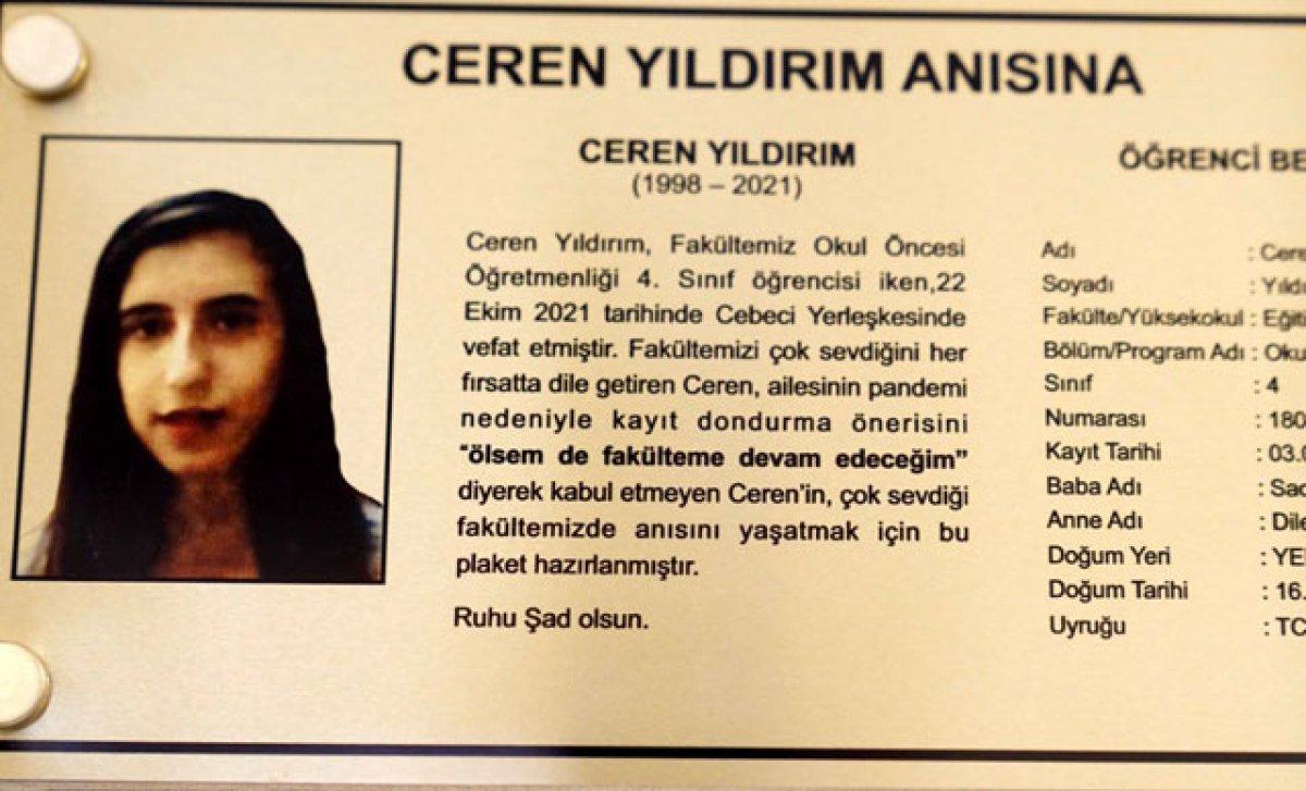 Ankara'daki genç kız gerekirse ölürüm dediği okulunda hayatını kaybetti