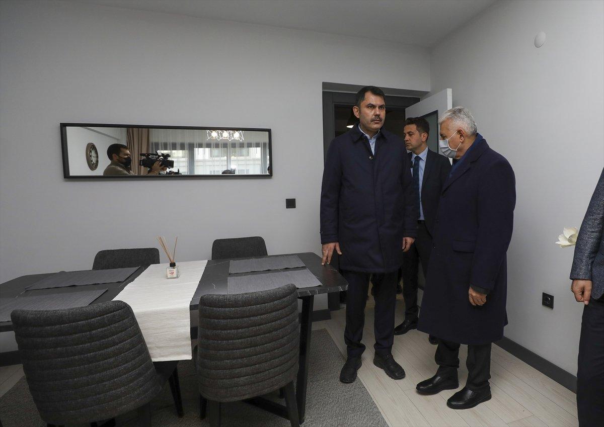 İzmir'e yapılan deprem konutlarının görüntüleri