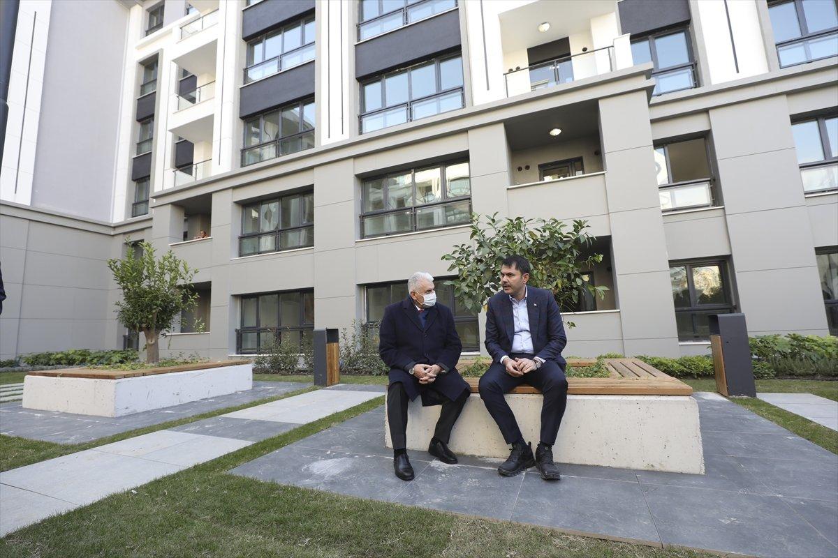 İzmir'e yapılan deprem konutlarının görüntüleri