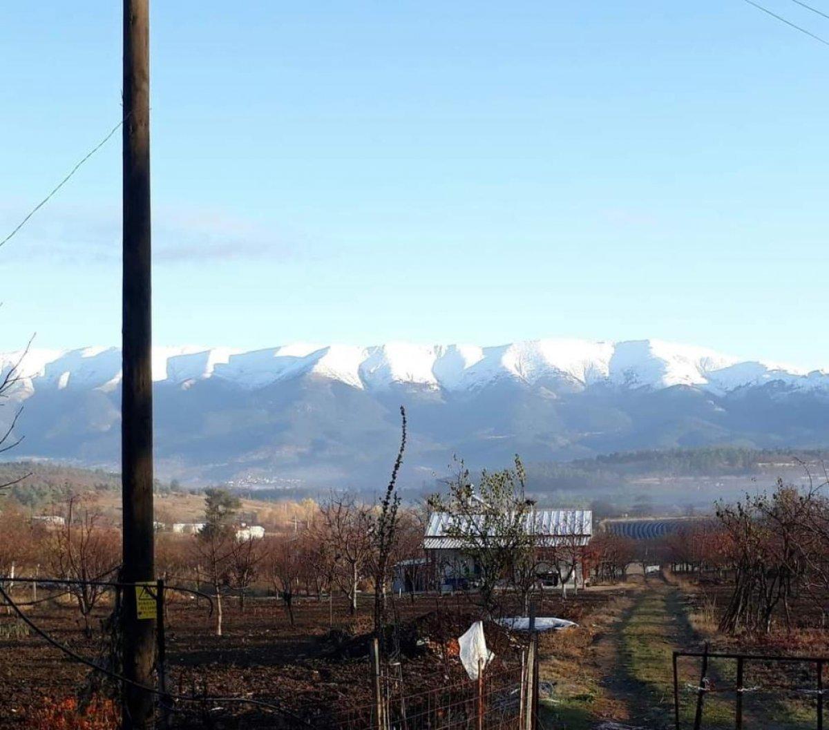 Uludağ’da kartpostallık manzaralar