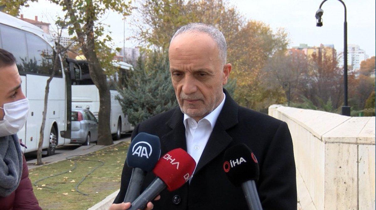 Türk-İş Genel Başkanı Ergün Atalay'dan asgari ücret açıklaması