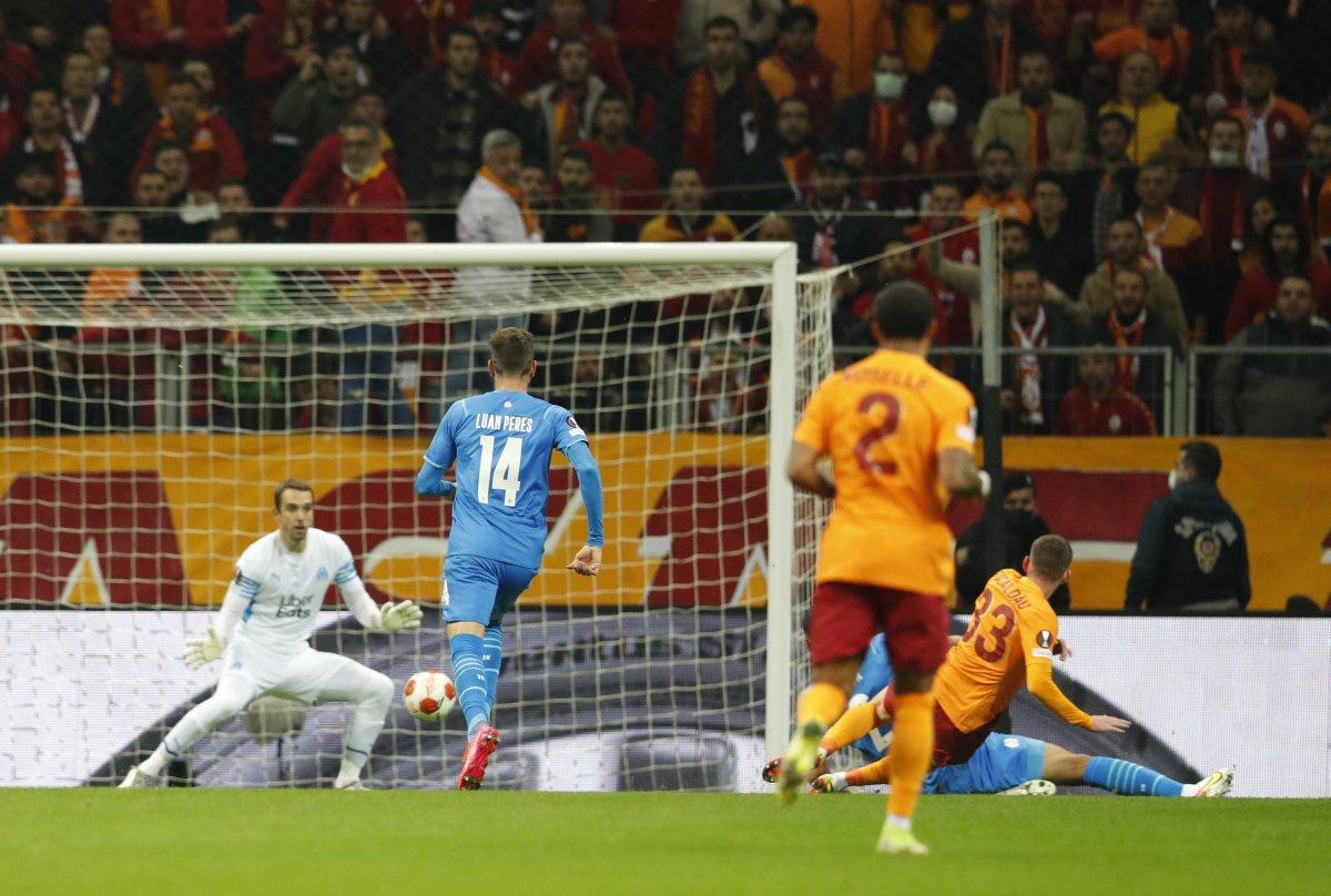 Cicaldau, Galatasaray-Marsilya maçına damga vurdu