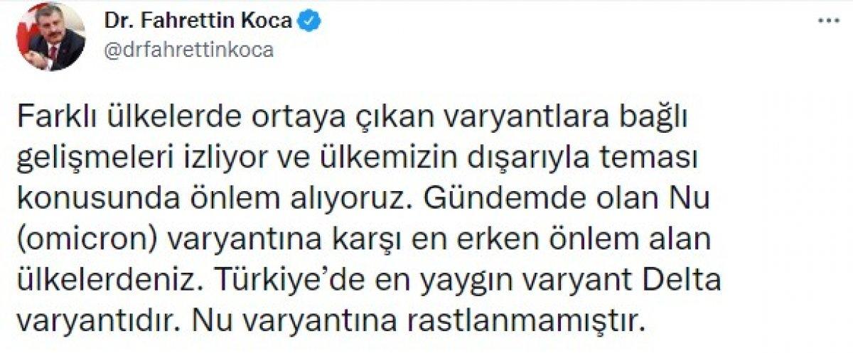 27 Kasım Türkiye'de koronavirüs tablosu