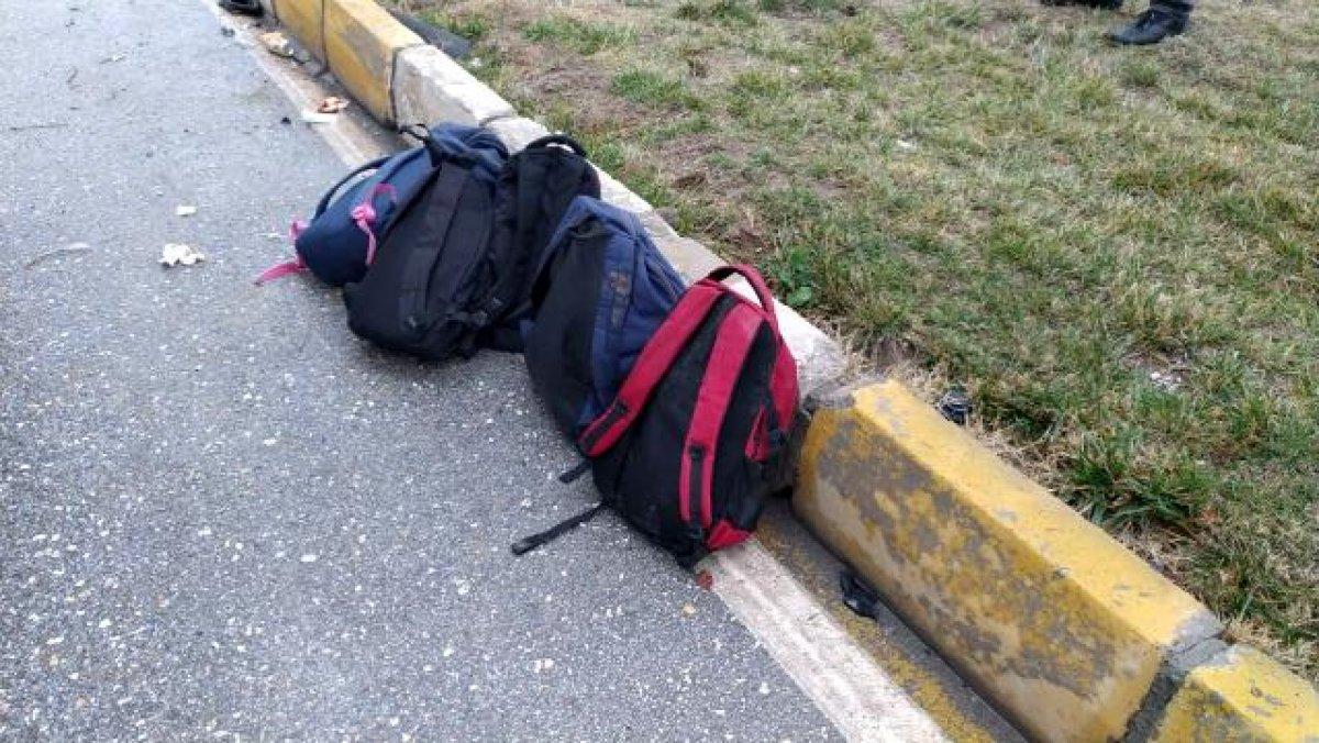 Uşak'ta öğrenci minibüsü kaza yaptı: 11 yaralı