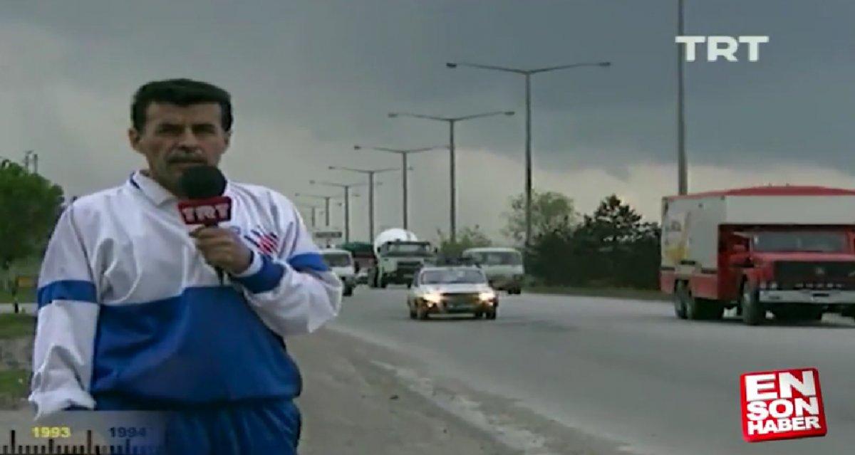 Master atletlerle röportaj yapan TRT muhabirinin zor anları