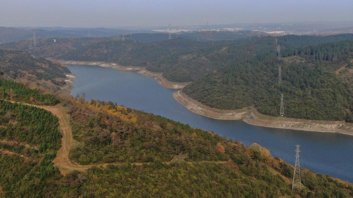 Alibeyköy Barajı'nda doluluk oranı 17.3'lere geriledi