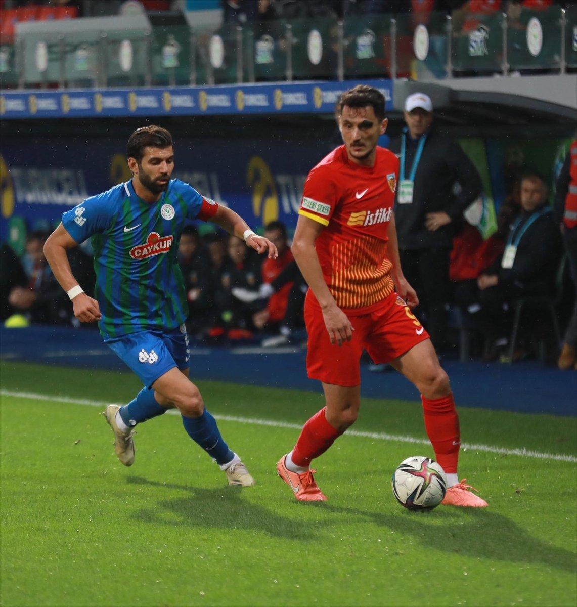 Rizespor, Kayserispor'u tek golle geçti