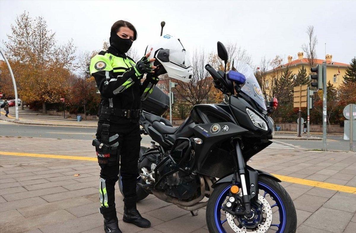 Ankara'nın kalbinde trafik güvenliği, kadın polislere emanet